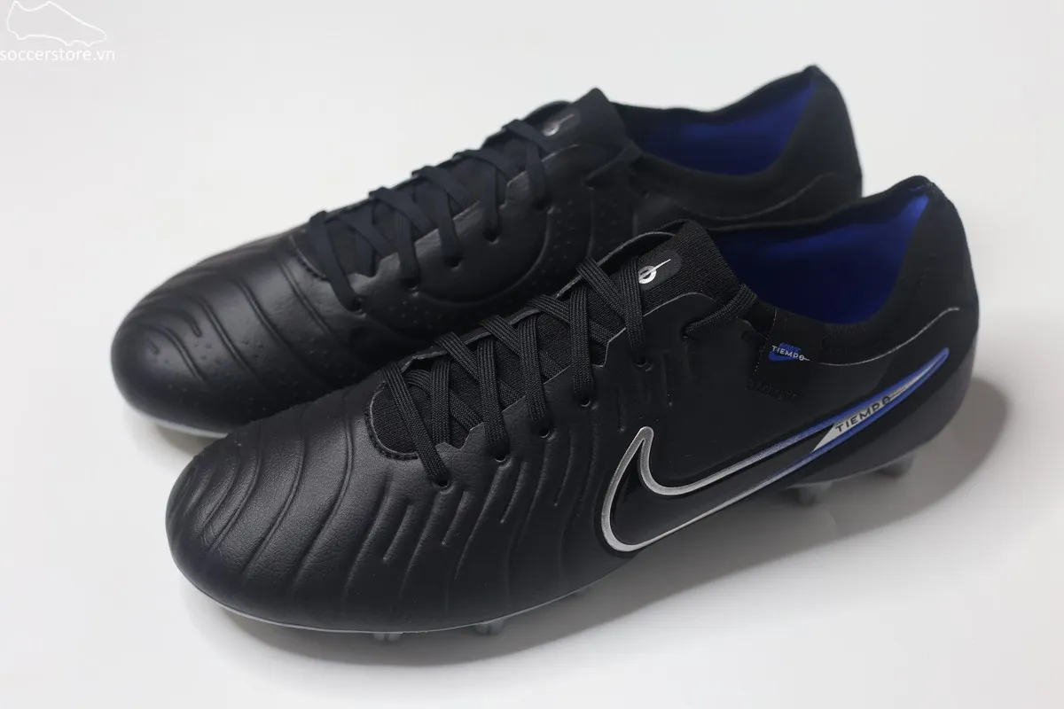 Nike Tiempo 10 Legend Pro HG/AG màu đen bạc DV4332-040