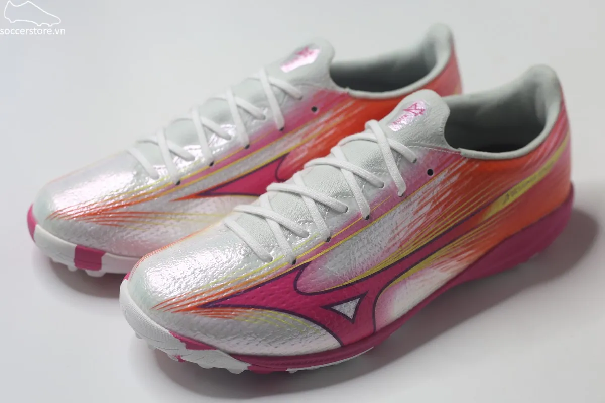 Mizuno Alpha 3 Elite AS TF Blazing Flair- Trắng/ Hồng P1GD266264