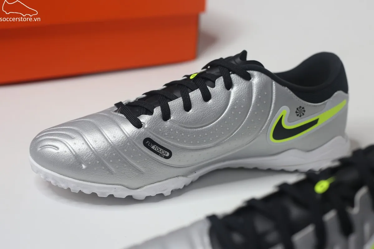 Nike Tiempo Legend 10 Academy TF Mad Voltage pack màu bạc DV4342-001