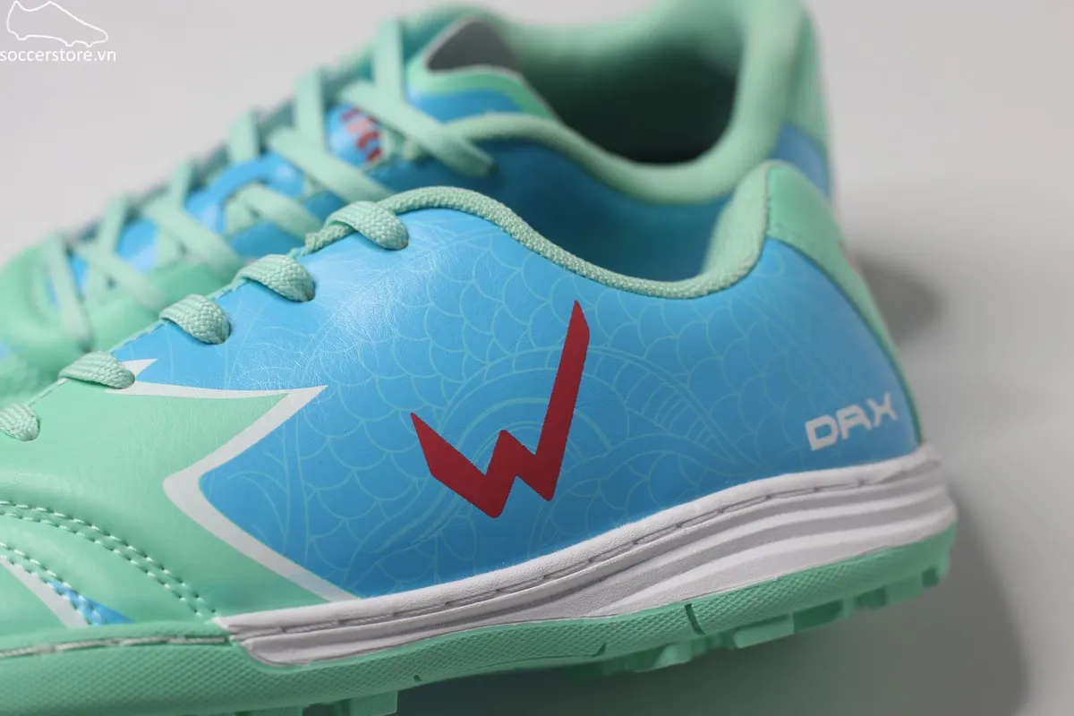 Giày đá bóng Wika DragonX Hoàng Đức màu xanh aqua W2308AQ
