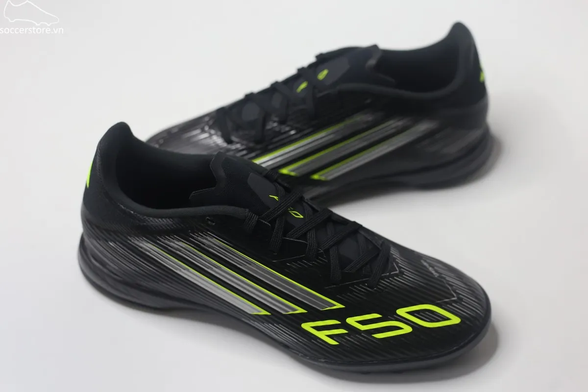 Adidas F50 League TF đen ánh kim JH7725