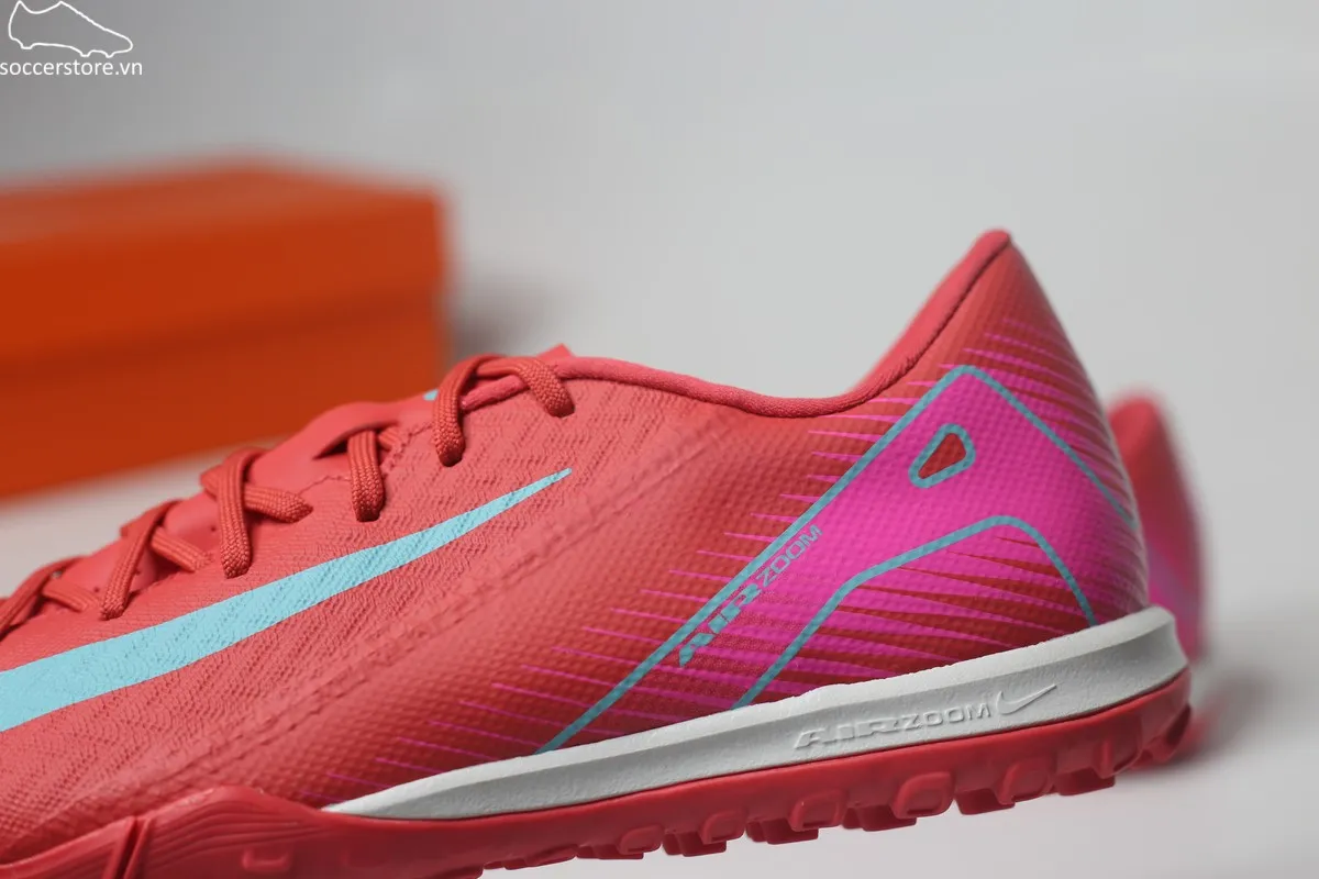 Nike Mercurial Vapor 16 Academy TF Air Zoom Mad Energy màu đỏ than hồng FQ8449-800