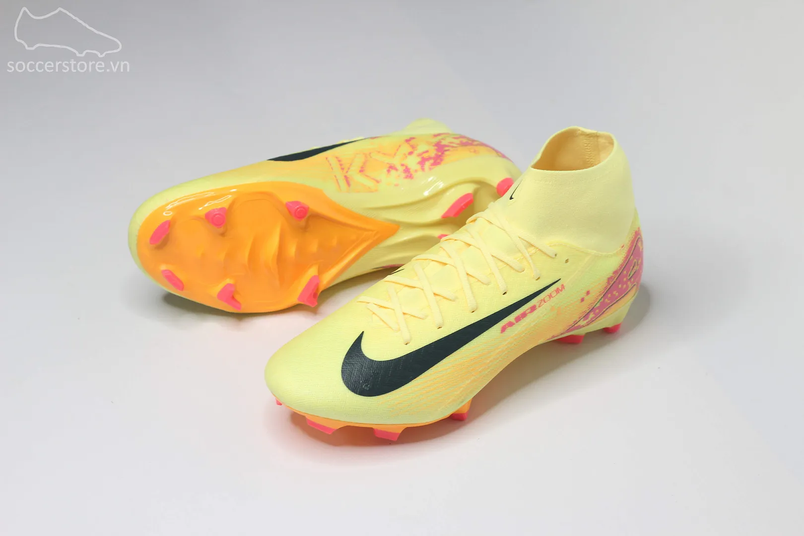 Nike Mercurial Superfly 10 Academy KM MG/FG Kylian Mbappe màu cam FQ8293-800