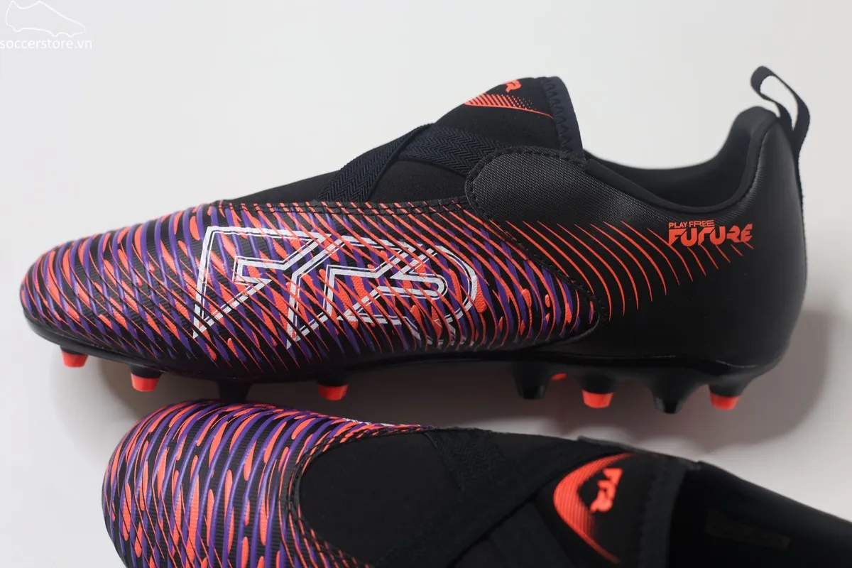 Puma Future 8 Match MG LL Jr màu sọc đen đỏ 108390-01