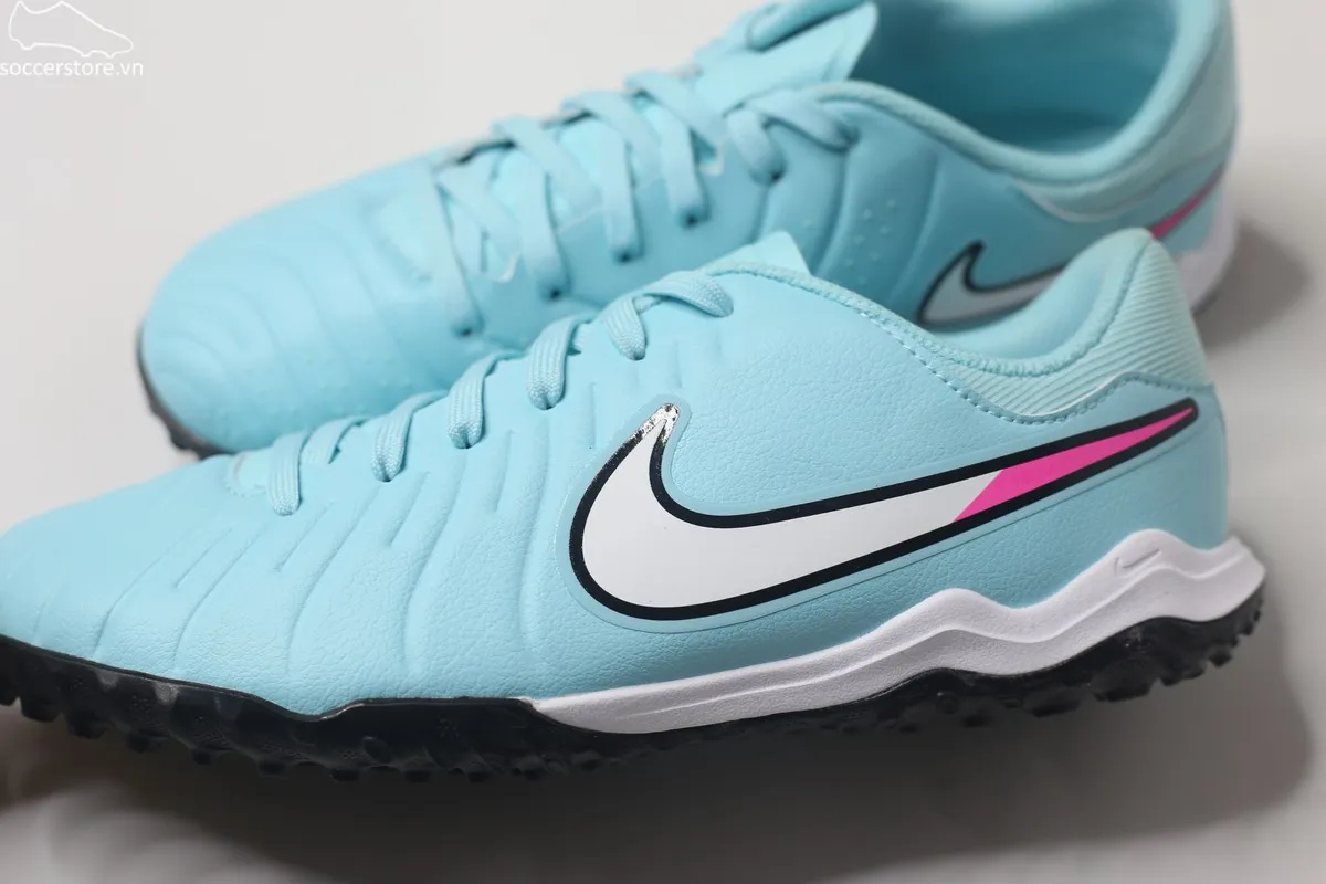 Nike Tiempo Legend 10 Academy TF Jr Prism pack màu xanh ngọc DV4351-401