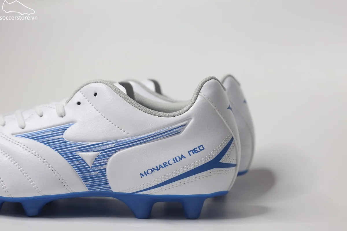 Mizuno Monarcida Neo 3 Select FG màu trắng xanh P1GA242525