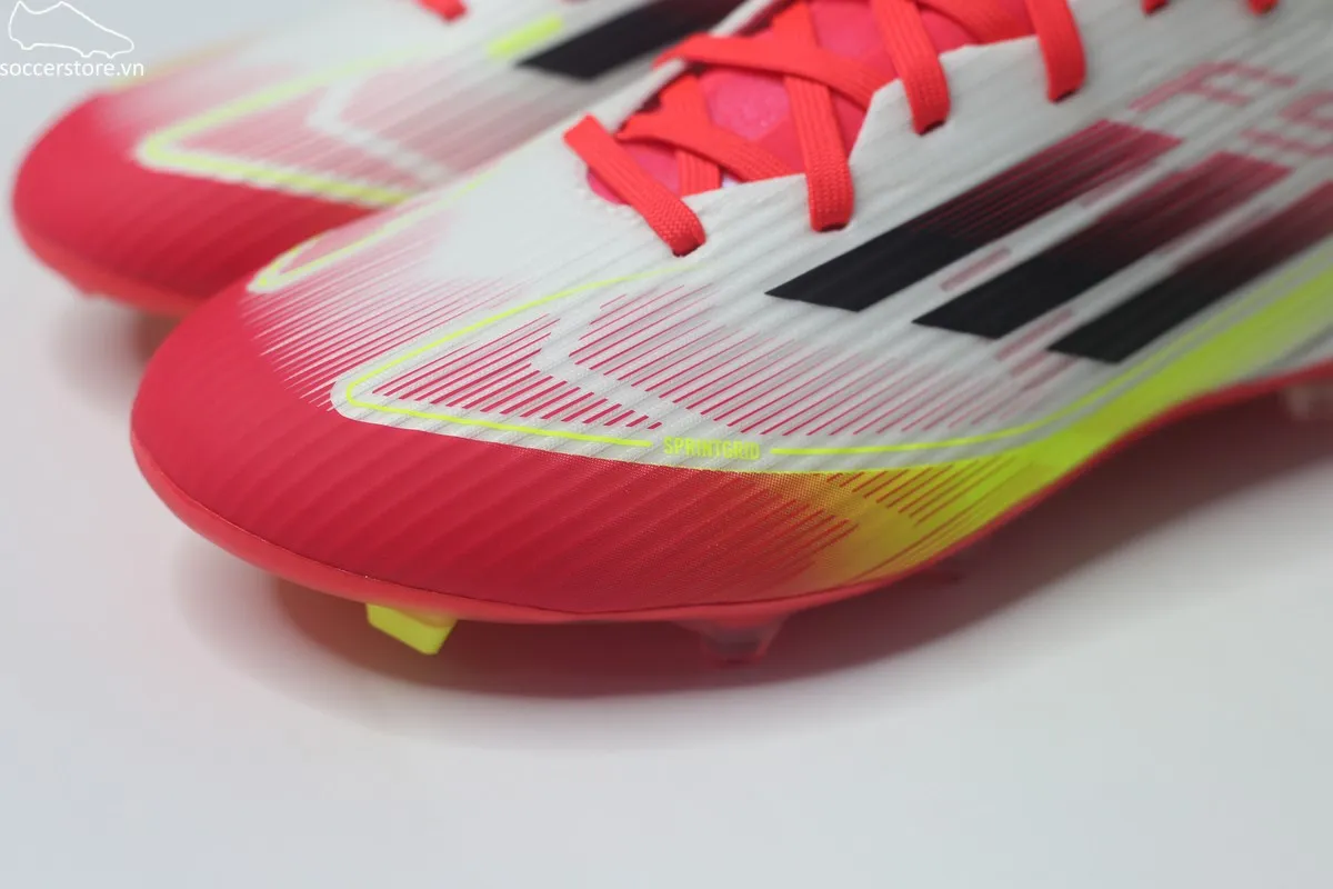 Adidas F50 League MG/ FG trắng đỏ IE1289
