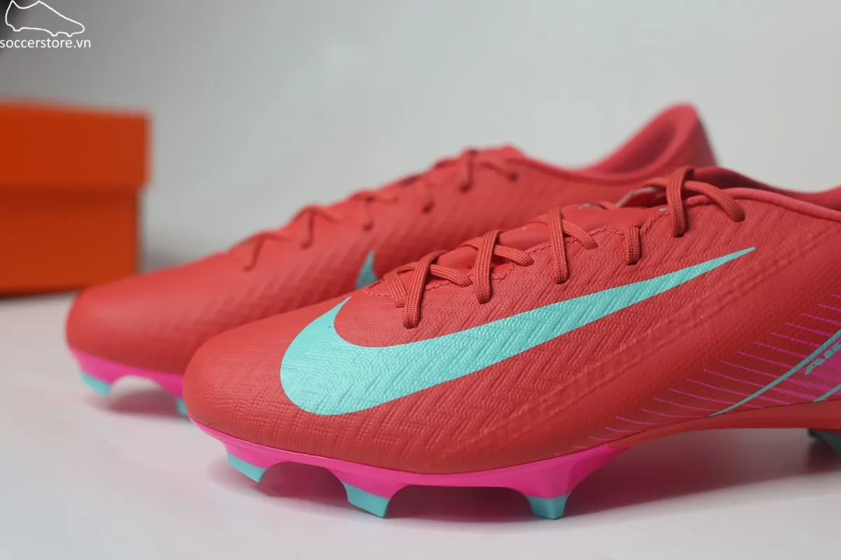 Nike Mercurial Vapor 16 Academy MG / FG Air Zoom- Mad Energy màu đỏ than hồng FQ8374-800