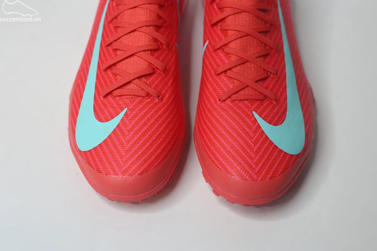 Nike Mercurial Vapor 16 Pro TF Air Zoom màu đỏ than hồng FQ8687-800