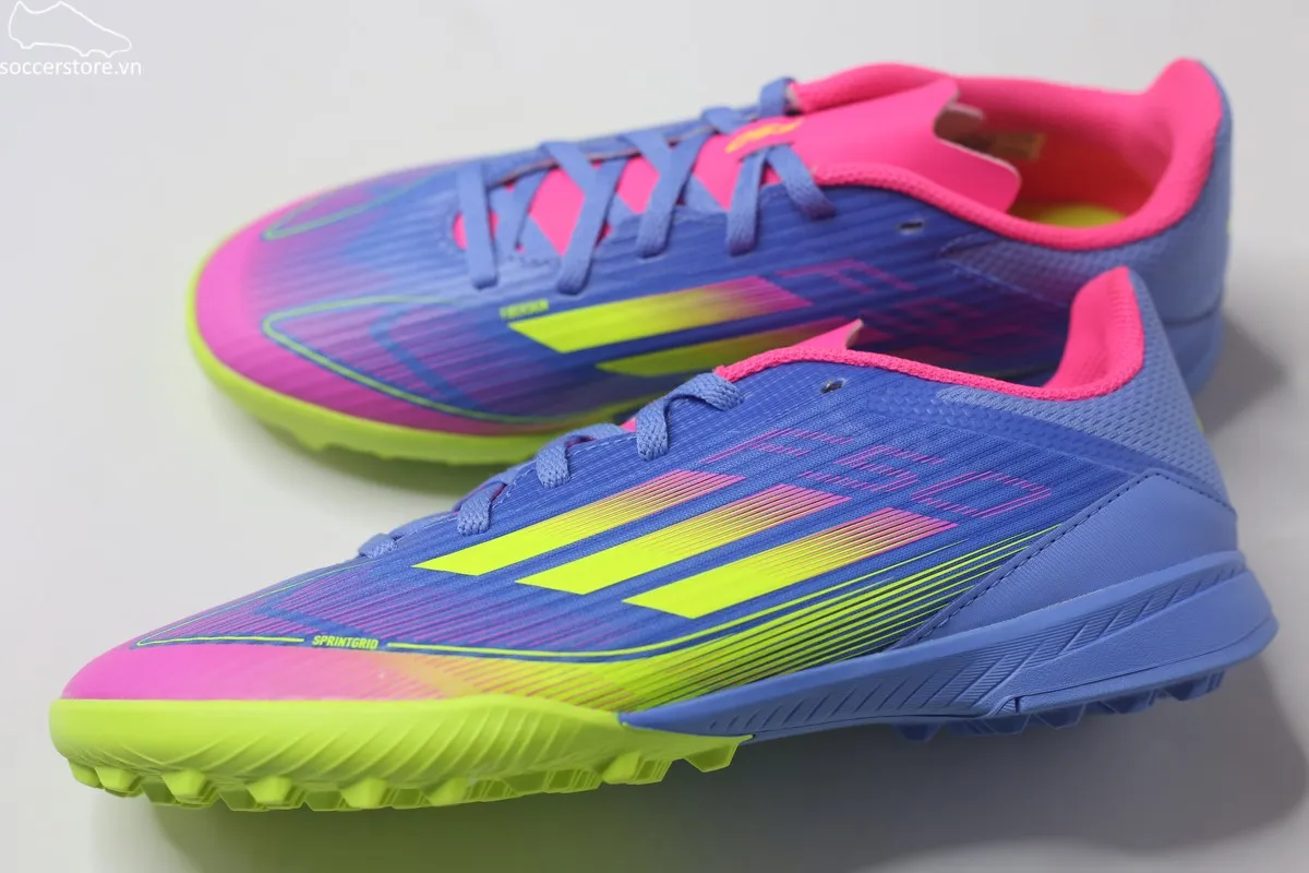 Giày bóng đá trẻ em Adidas F50 League TF J Kids- Celestial Victory màu blue fusion IE3754