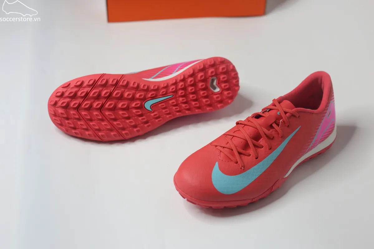 Nike Mercurial Vapor 16 Academy TF Air Zoom Mad Energy màu đỏ than hồng FQ8449-800