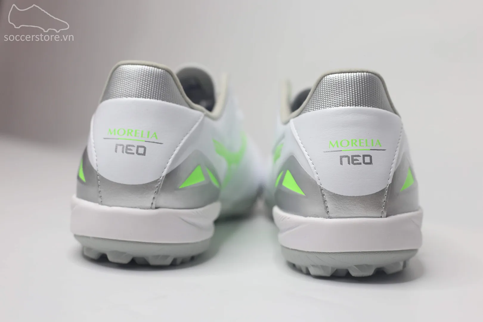 Mizuno Morelia Neo IV Pro AS TF Frontier pack- màu trắng xanh lá P1GD253537 Neo 4