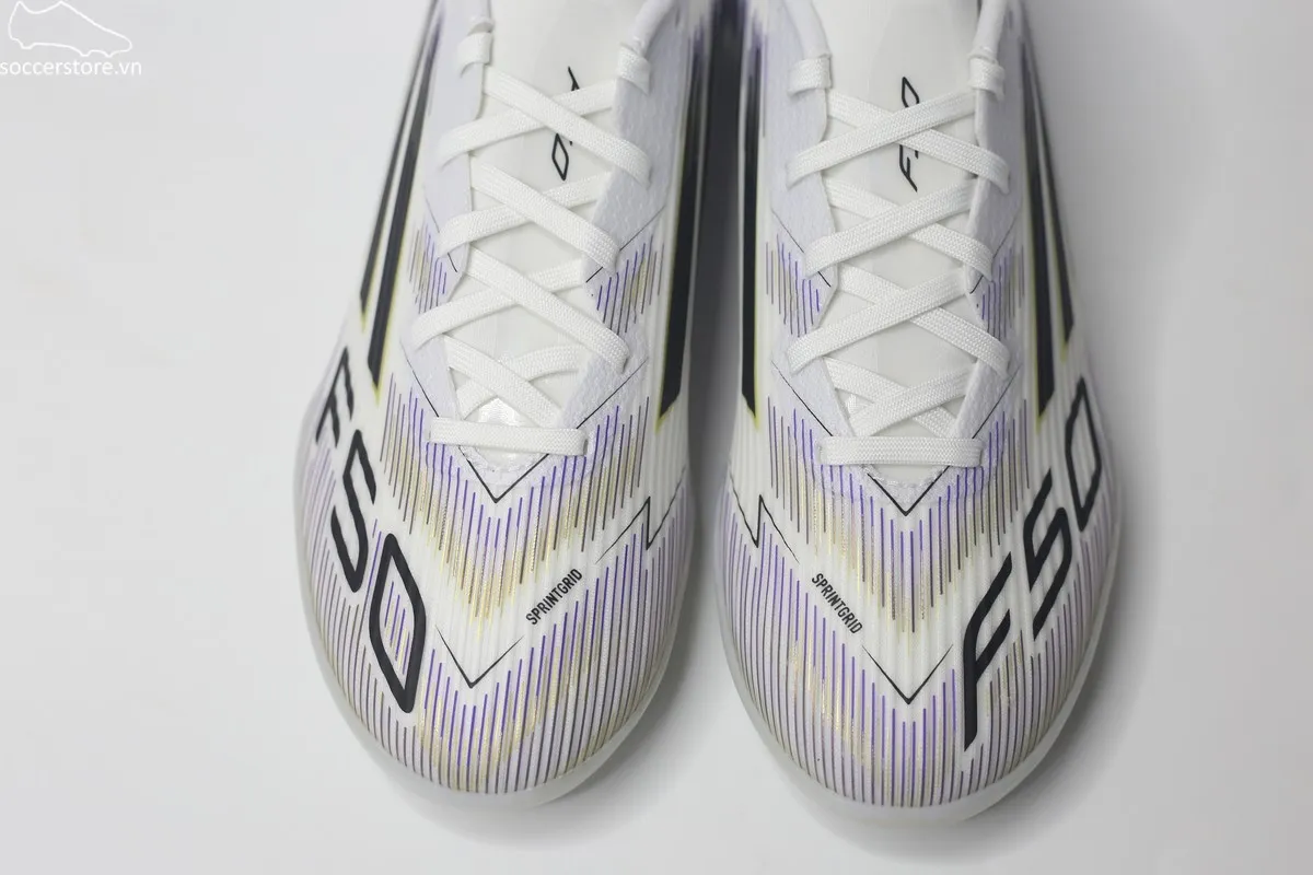 Adidas F50 League TF- Special Edition trắng đen JH7726