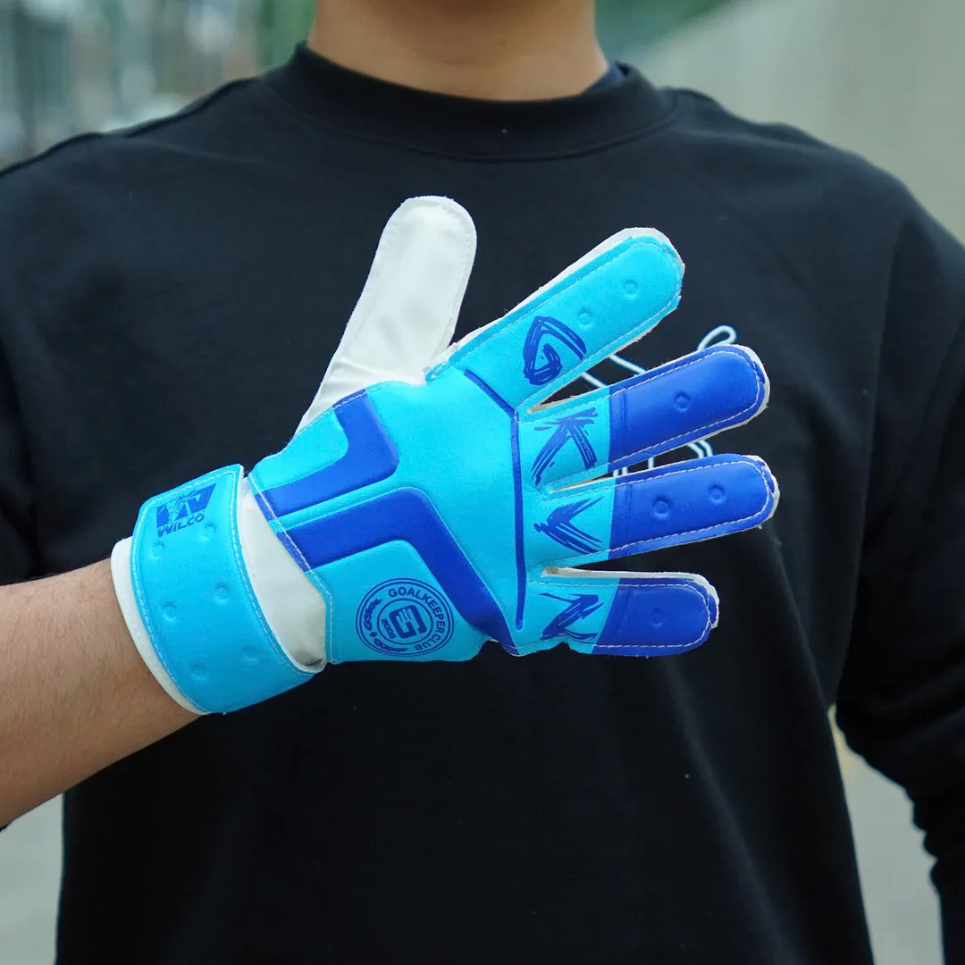 Găng tay thủ môn GKVN Nhi Đồng màu xanh biển