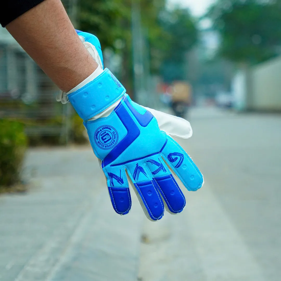 Găng tay thủ môn GKVN Nhi Đồng màu xanh biển