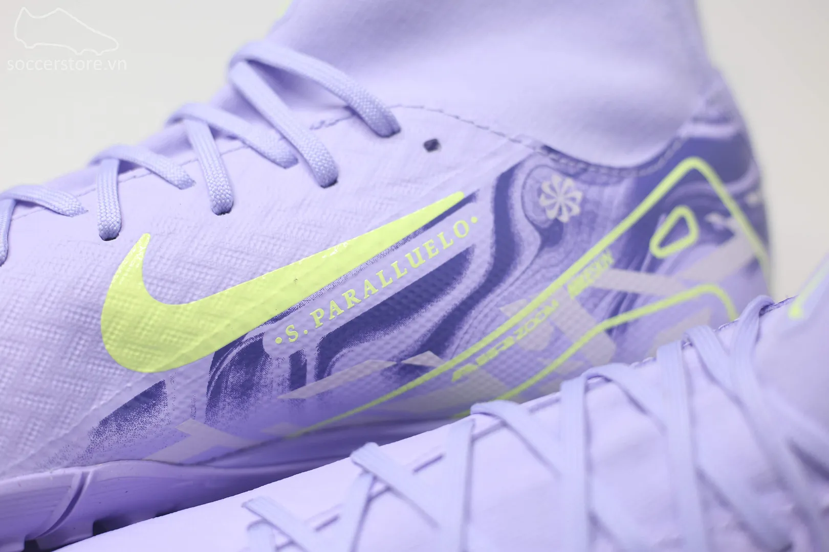 Nike Mercurial Superfly 10 Academy TF NU1 màu tím khoai môn HF1602-500