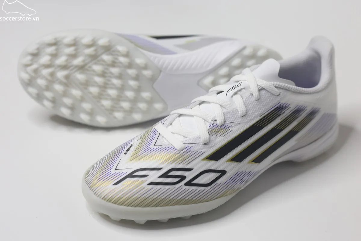 Adidas F50 League Jr trắng đồng Road to Glory - JI0002