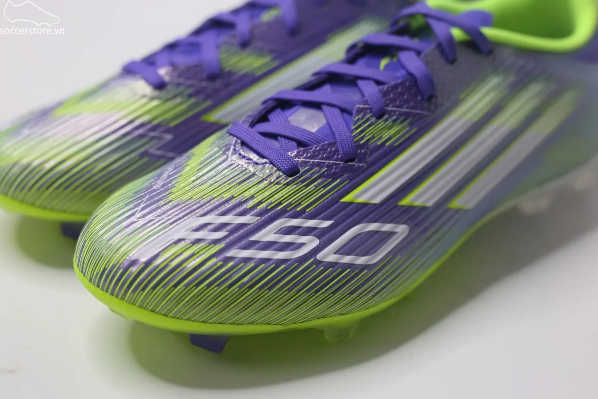 Adidas F50 League FG/MG màu tím Radiant Blaze - JI0003