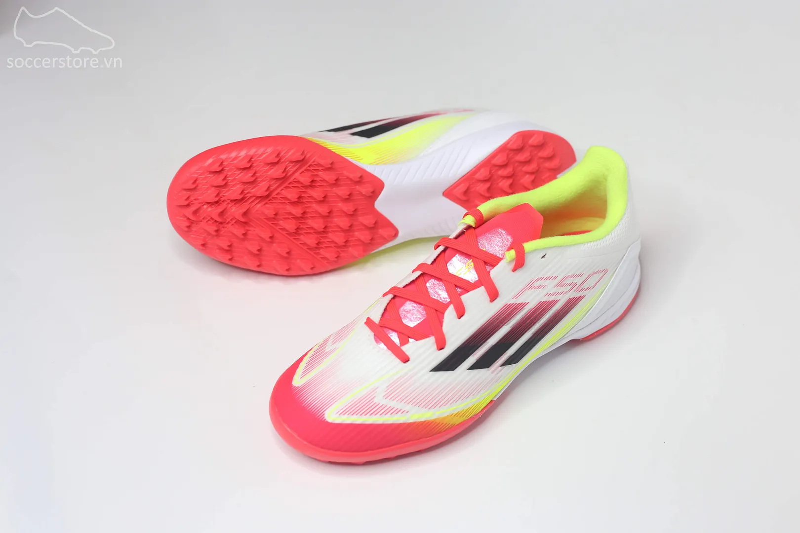 Adidas F50 League TF- Pure Victory pack màu trắng đỏ IE1231