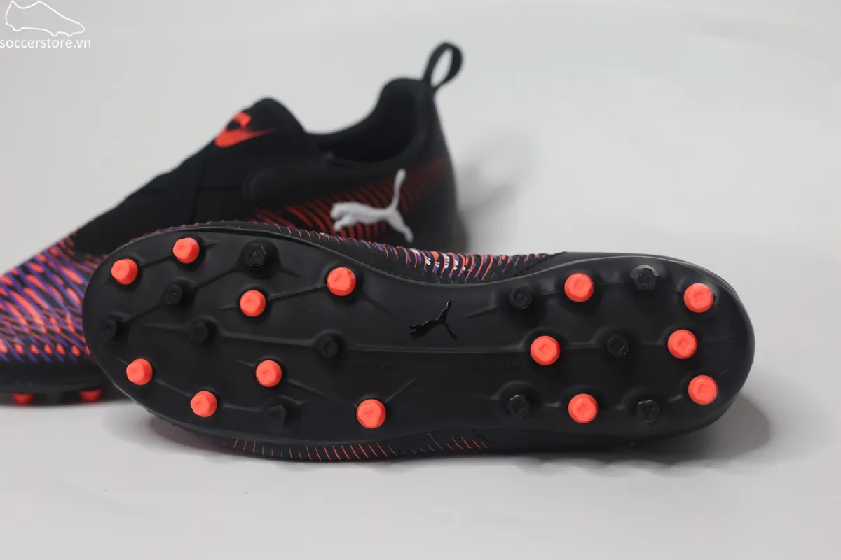 Puma Future 8 Match MG LL Jr màu sọc đen đỏ 108390-01