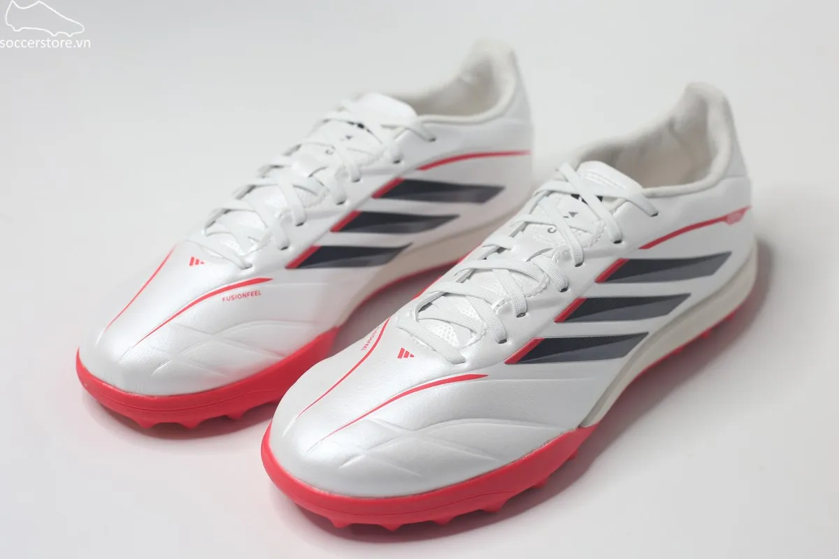 Adidas Copa Pure IV League TF trắng bạc Born For Goals JQ0477