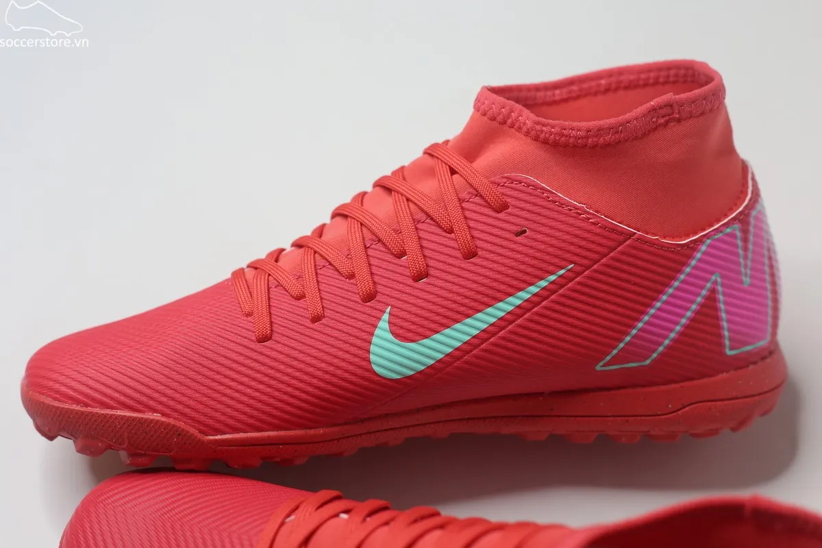 Nike Mercurial Superfly 10 Club TF- Prism pack màu đỏ than FQ8317-800
