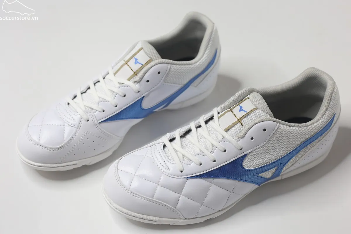 Mizuno Morelia Sala Club TF màu trắng xanh Q1GB241602