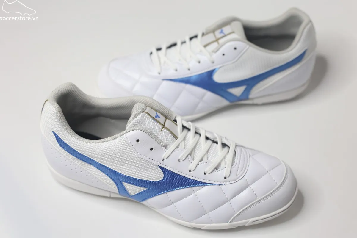 Mizuno Morelia Sala Club TF màu trắng xanh Q1GB241602