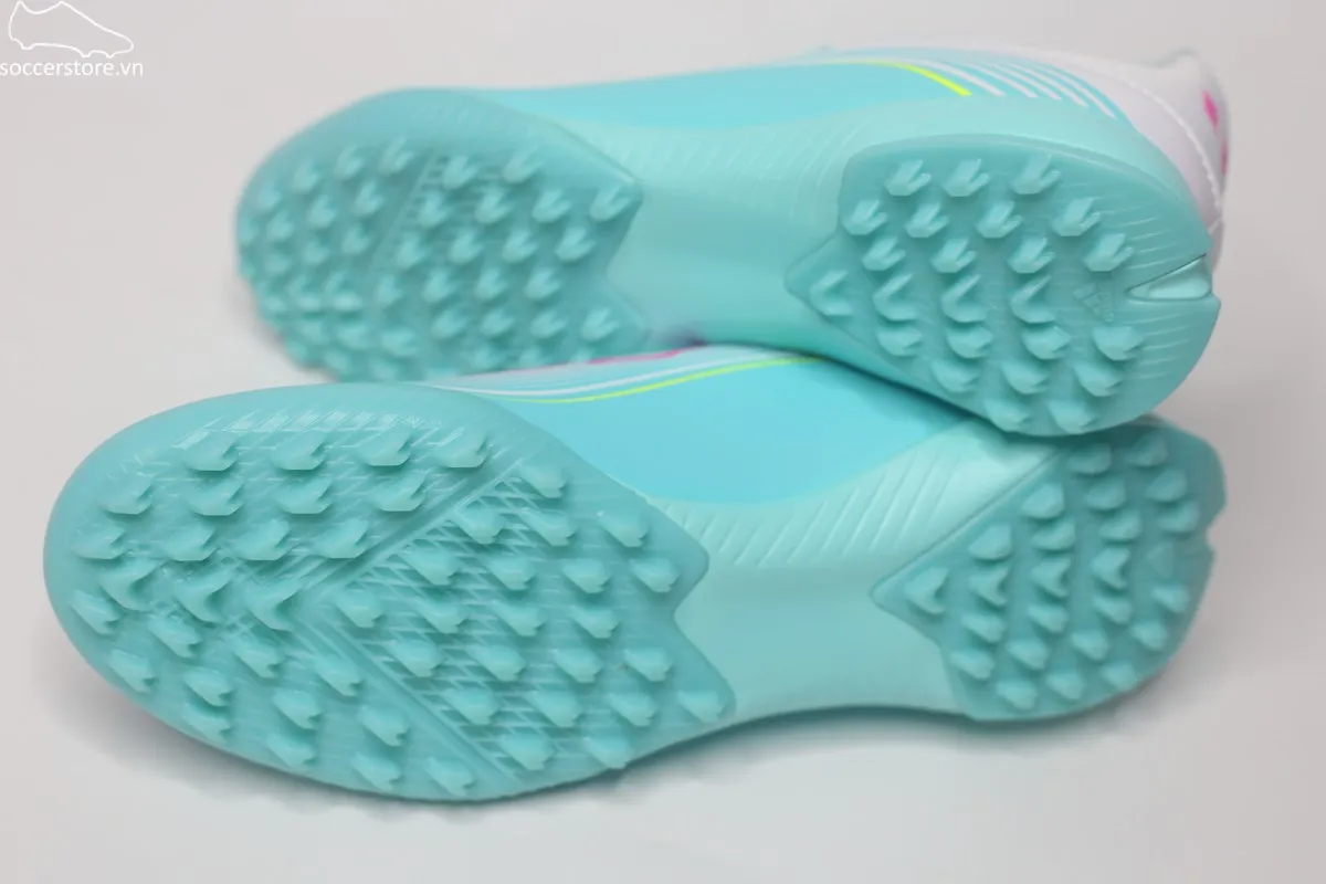 Adidas F50 League TF Messi xanh ngọc JQ0937