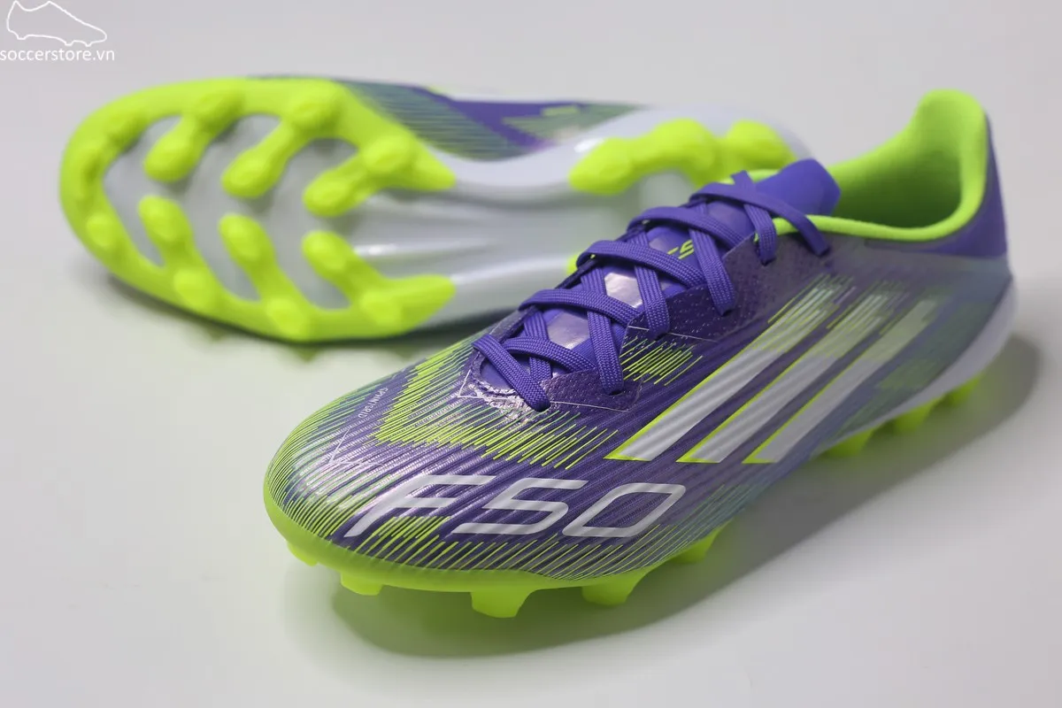 Adidas F50 League AG 2G/3G màu tím - Radiant Blaze- JH7740
