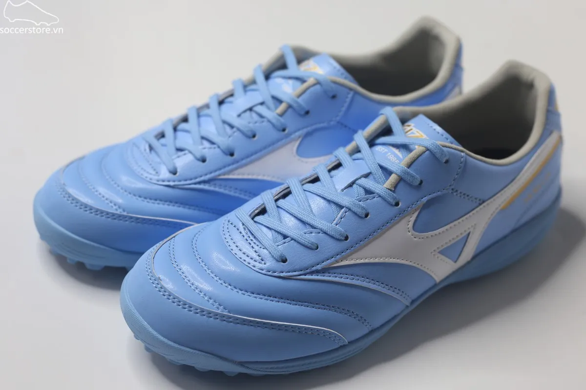 Mizuno Morelia Sala Pro AS TF- Sky Blue/ White Q1GB261325