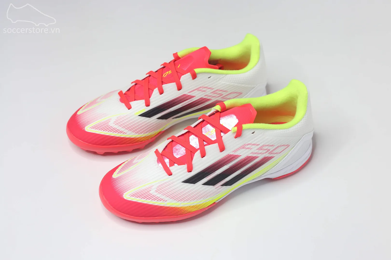 Adidas F50 League TF- Pure Victory pack màu trắng đỏ IE1231