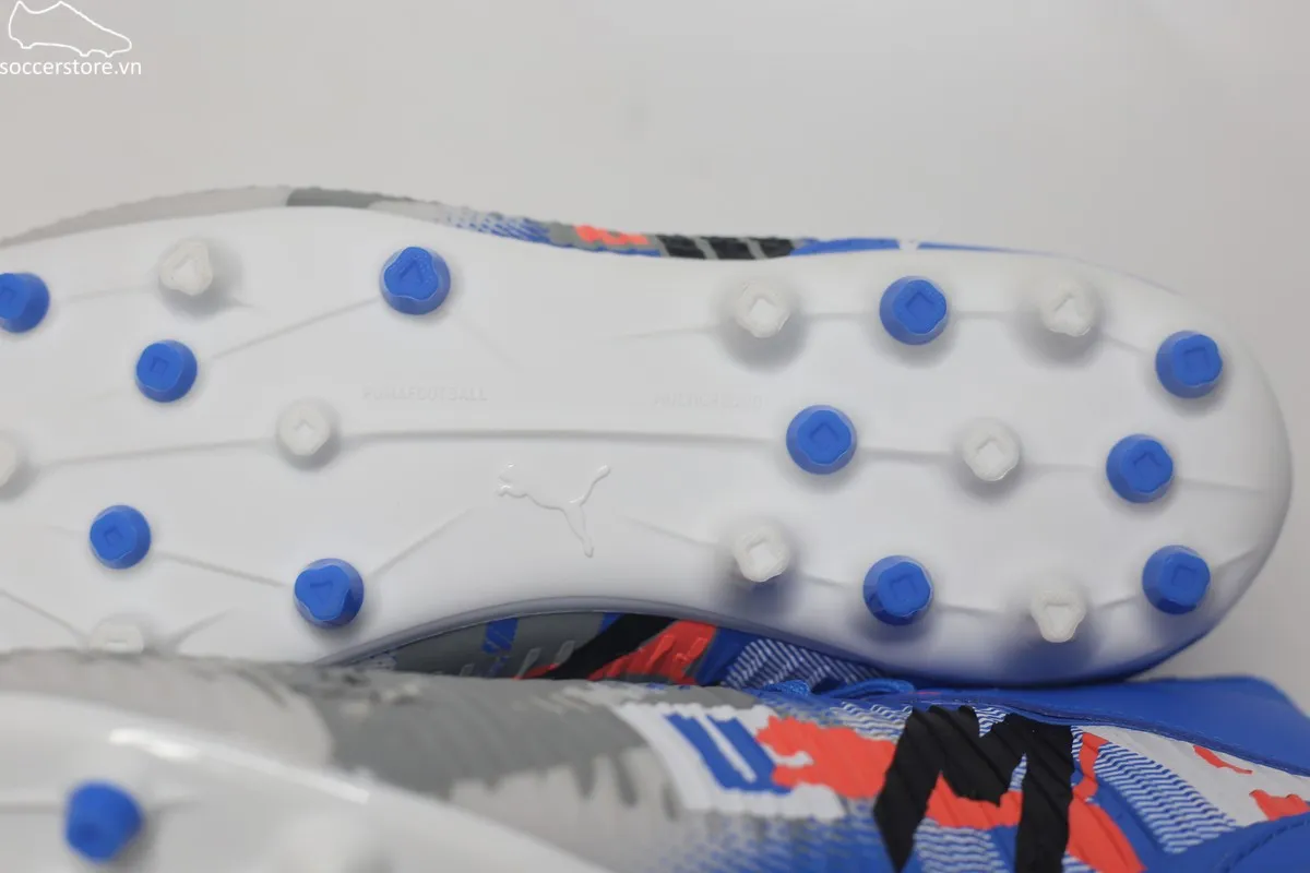 Puma Future 8 Match MG Jr màu trắng xanh 108789-01