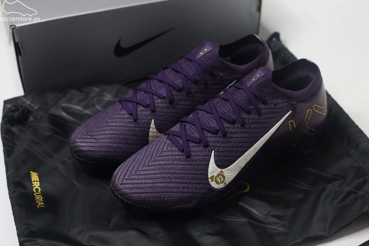 Nike Mercurial Vapor 16 Elite FG Kylian Mbappé màu tím FQ8683-500