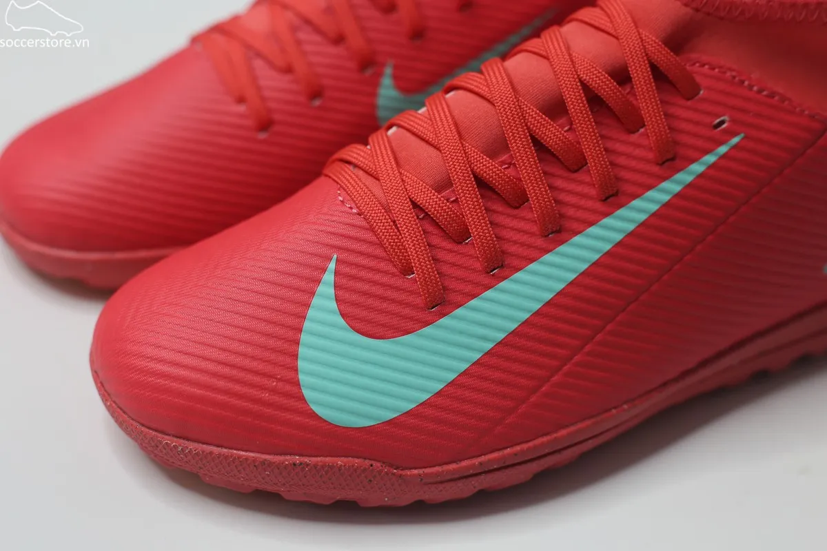 Nike Mercurial Superfly 10 Club TF Jr màu đỏ than hồng FQ8313-800