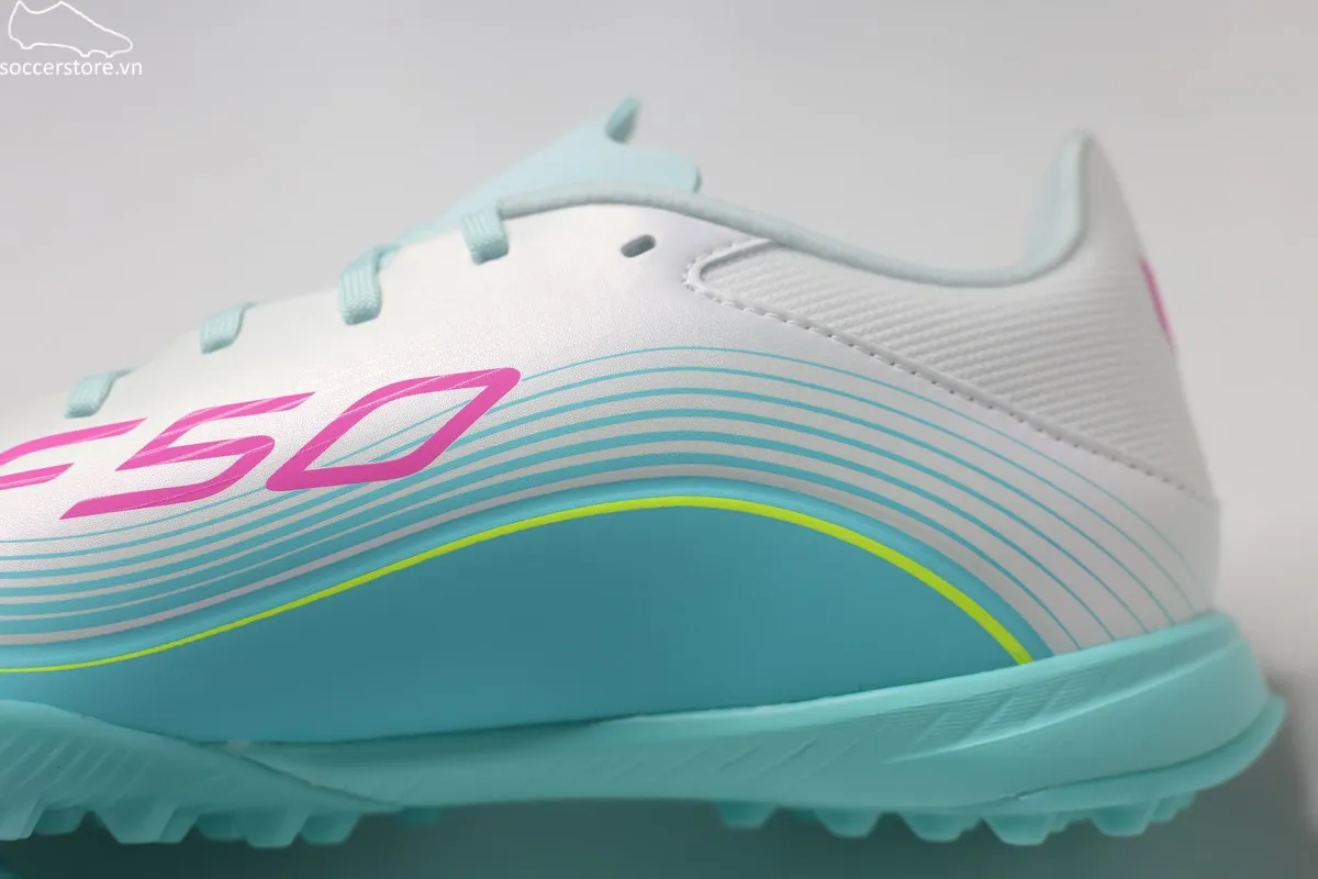 Adidas F50 League TF Messi xanh ngọc JQ0937