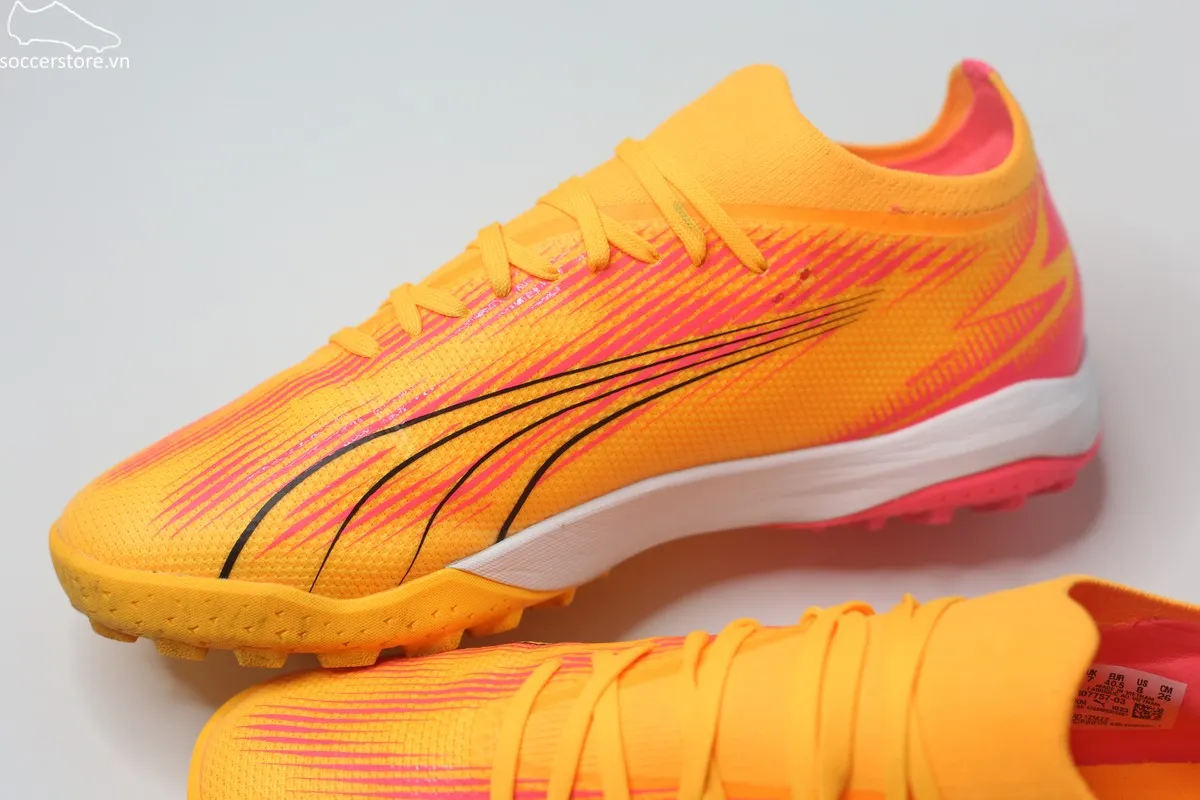 Puma Ultra Match TF màu xoài chín 107757-03, mới 95%