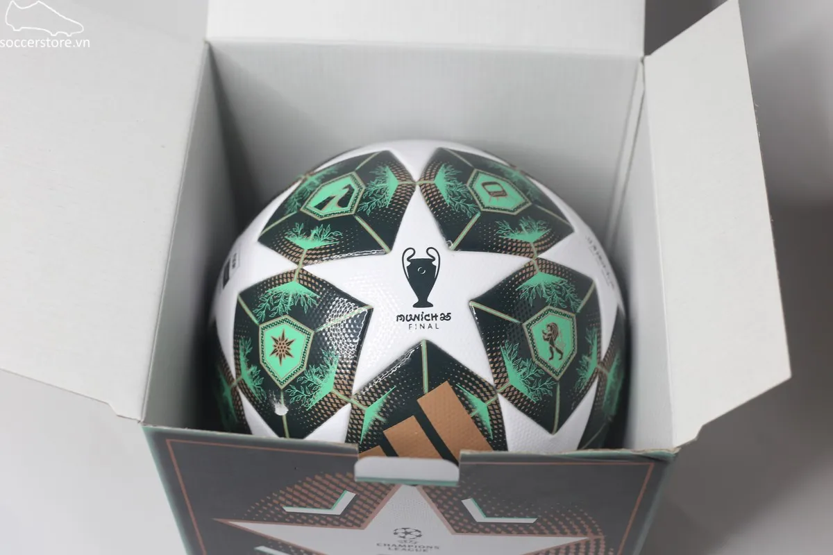 Bóng Adidas UCL League Munich 25 Final FIFA Quality JM4205 box