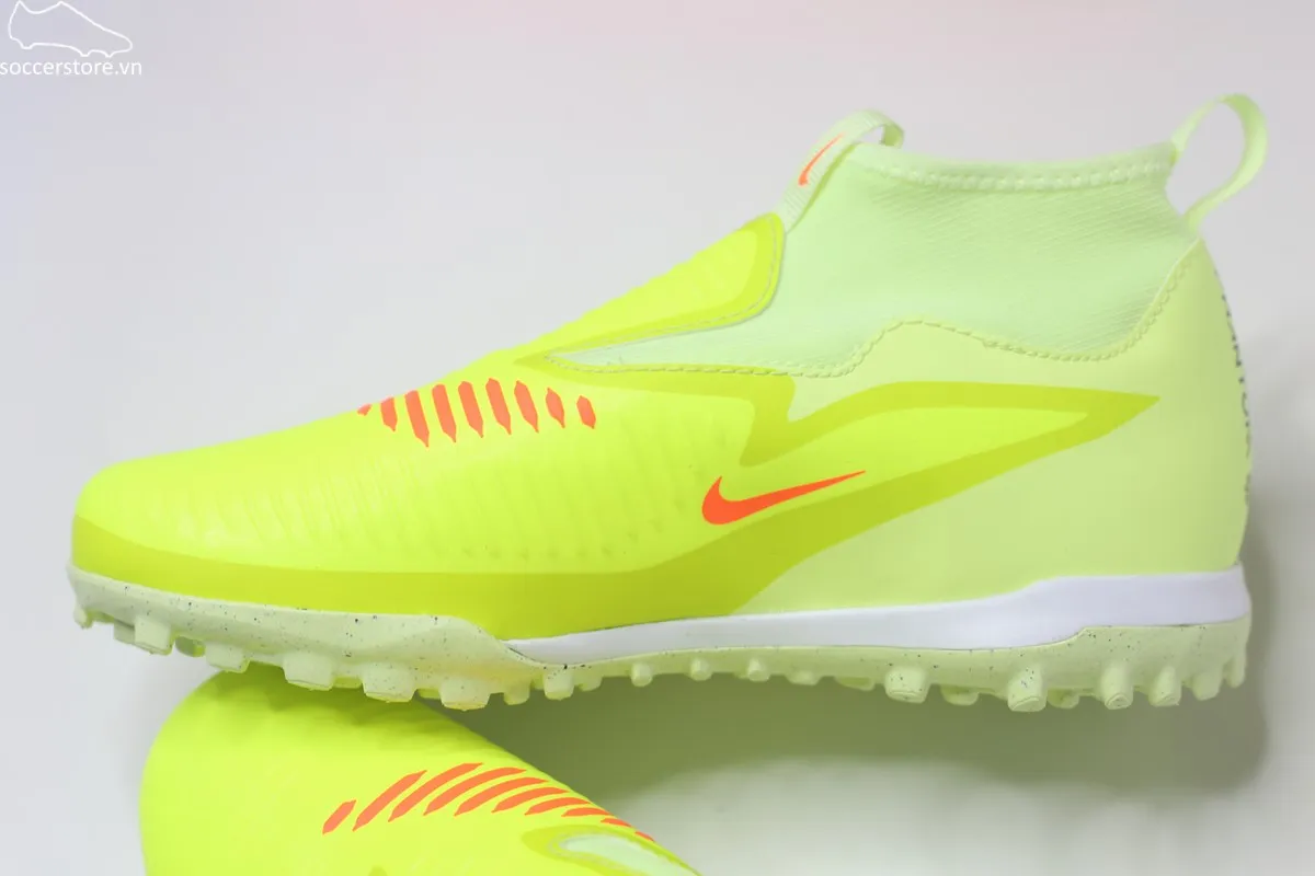 Nike Phantom 6 Academy TF high Jr lá chanh HQ2049-800
