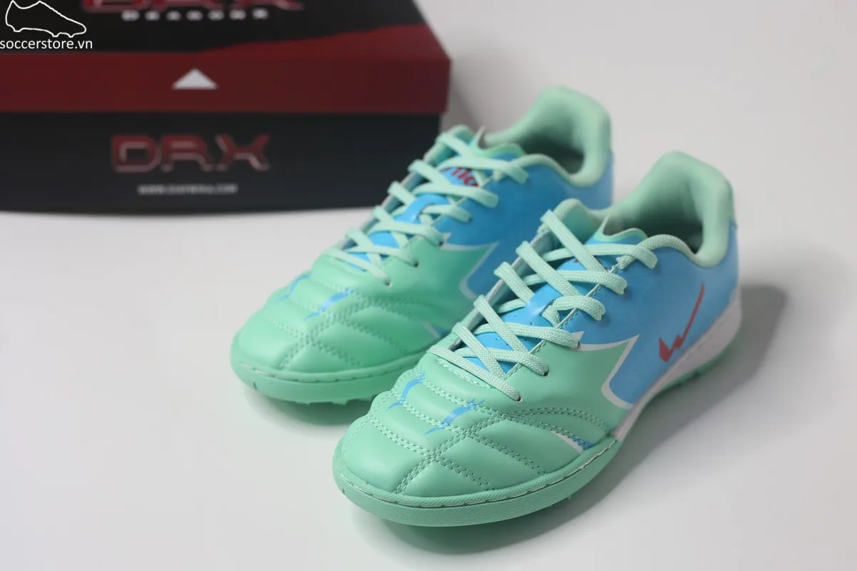 Giày đá bóng Wika DragonX Hoàng Đức màu xanh aqua W2308AQ