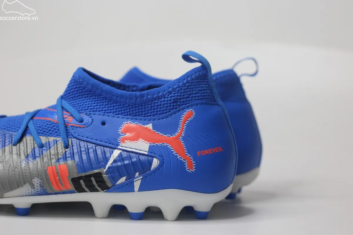 Puma Future 8 Match MG Jr màu trắng xanh 108789-01