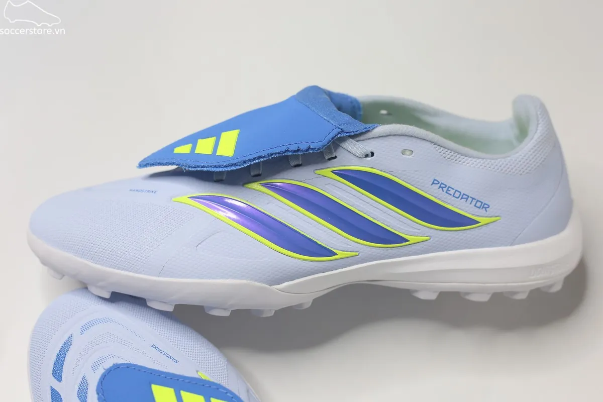 Adidas Predator League TF FT- Ice Cold Precision màu xanh ngọc Crystal Sky/ Ray Blue/ Solar Yellow JR7874