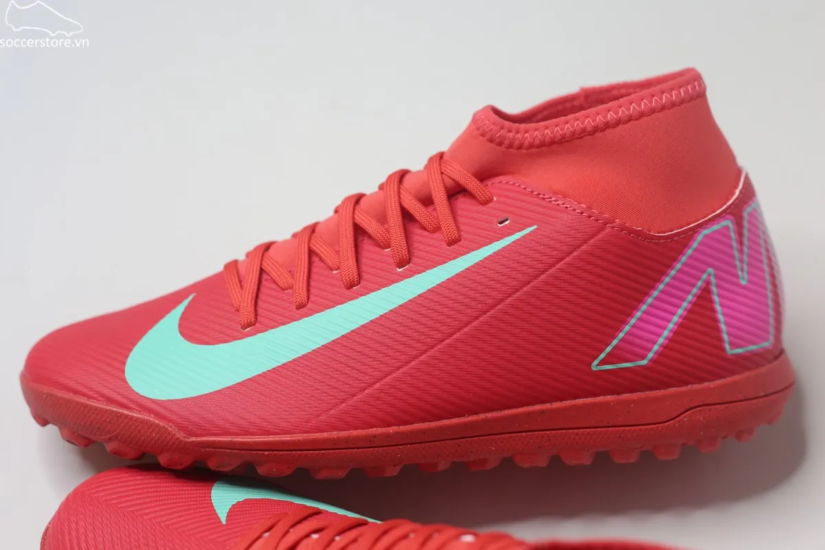 Nike Mercurial Superfly 10 Club TF- Prism pack màu đỏ than FQ8317-800