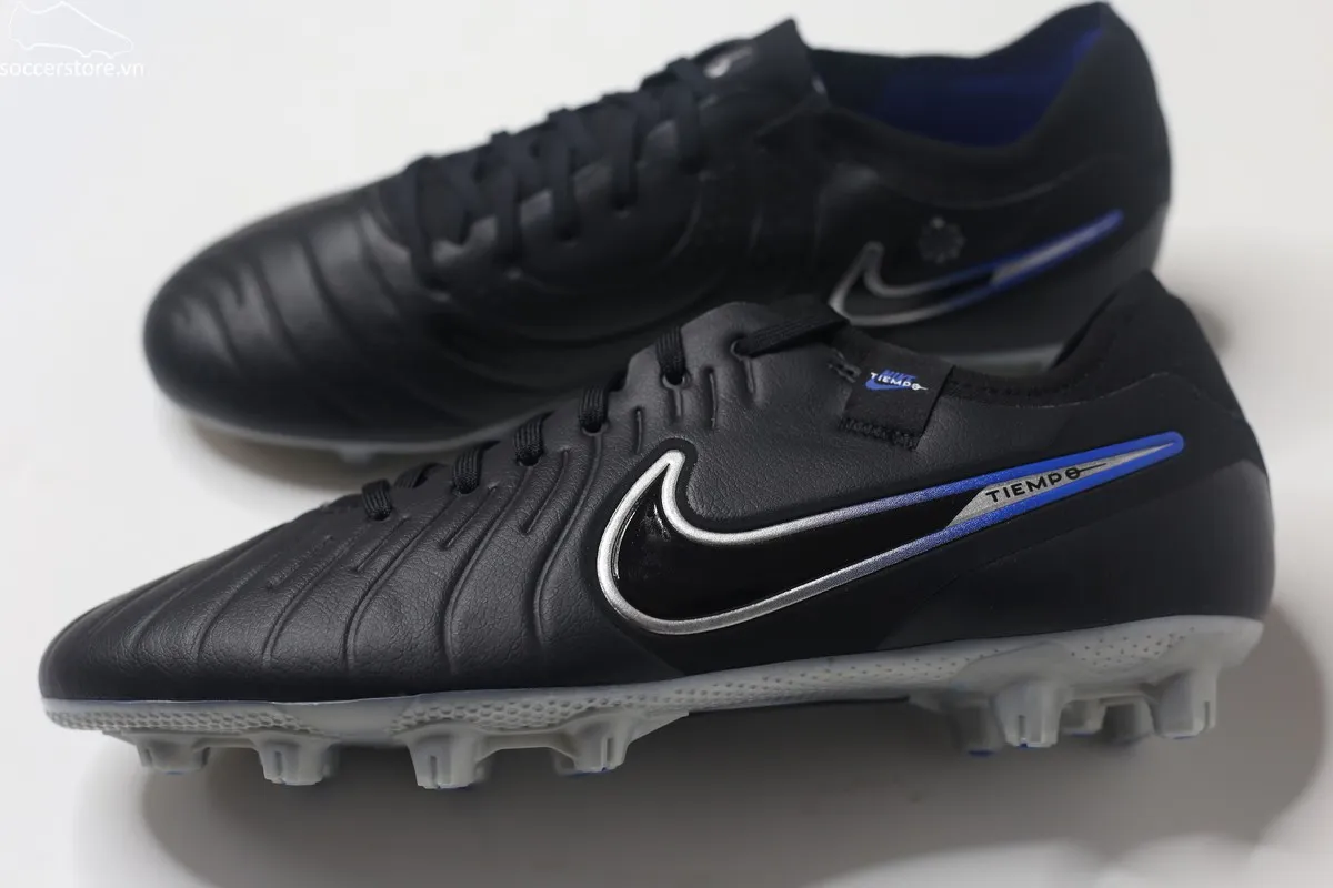 Nike Tiempo 10 Legend Pro HG/AG màu đen bạc DV4332-040