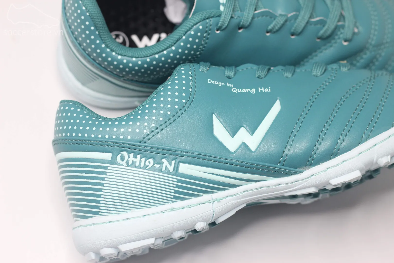 Giày bóng đá Wika QH19 NEO màu xanh rêu
