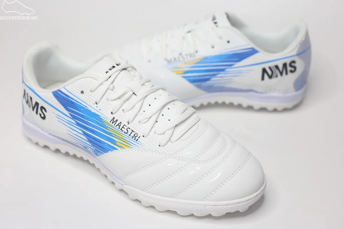 NMS Maestri 1.0 TF- White/ SIlver/ Blue MAE 1100
