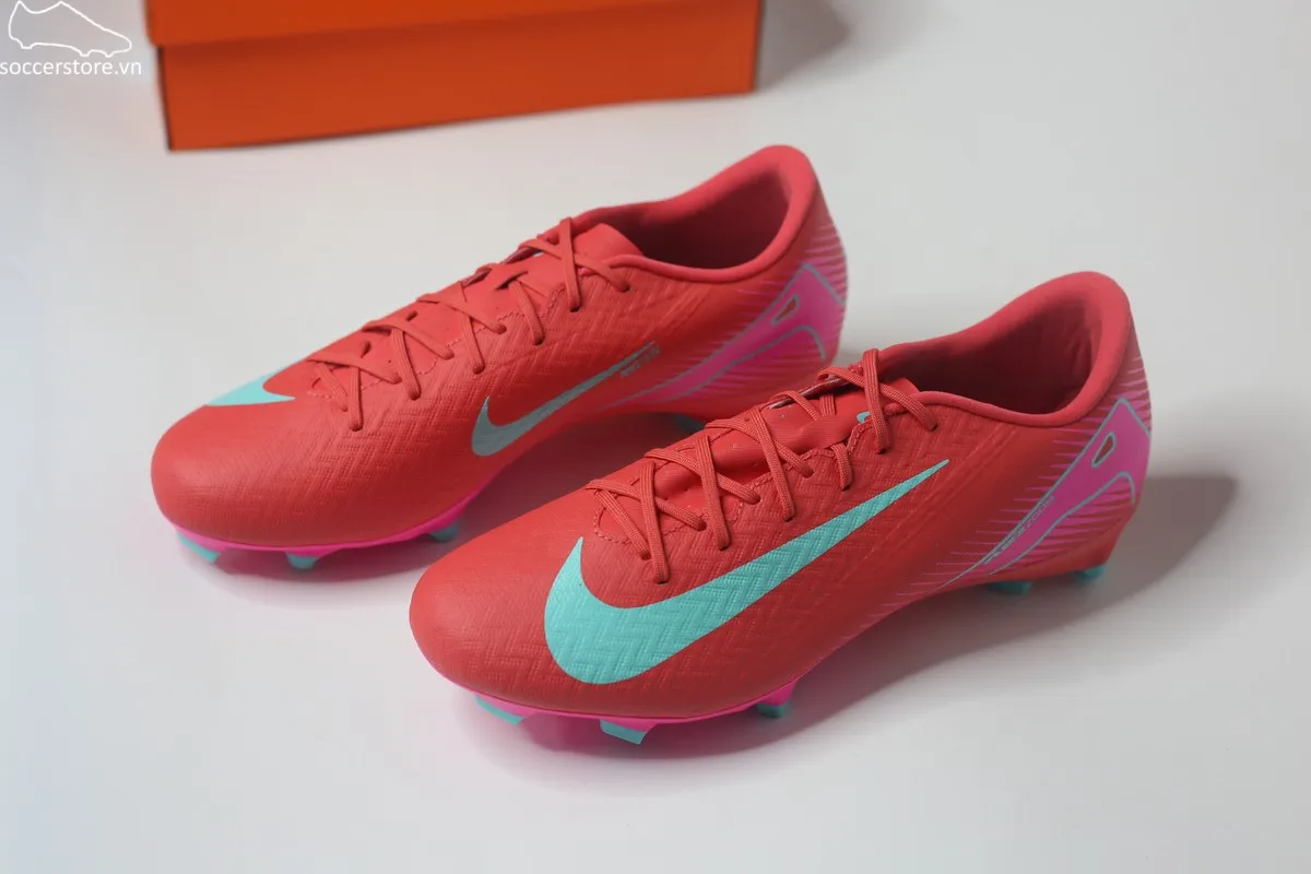 Nike Mercurial Vapor 16 Academy MG / FG Air Zoom- Mad Energy màu đỏ than hồng FQ8374-800