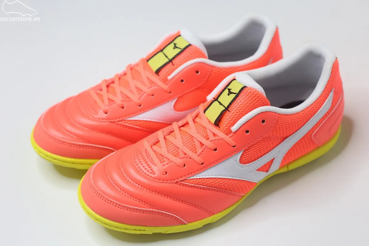Mizuno Morelia MRL Sala Club TF màu đỏ cam Q1GB230380