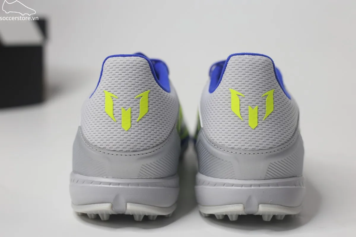 Adidas F50 League TF Messi La Vida Rapida 2025 màu bạc- xanh IH0919