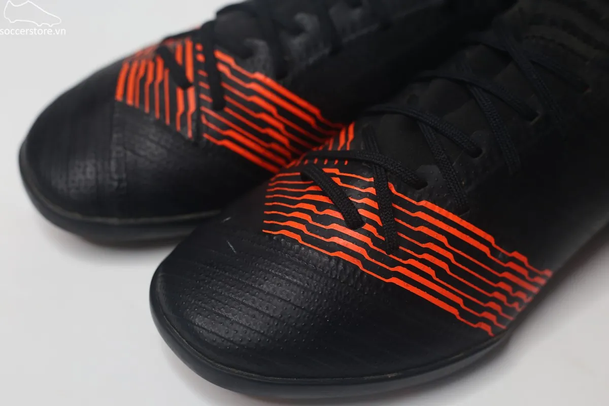 Used 85% Adidas Nemeziz Tango 17.3 TF- Core Black/ Solar Red size 42